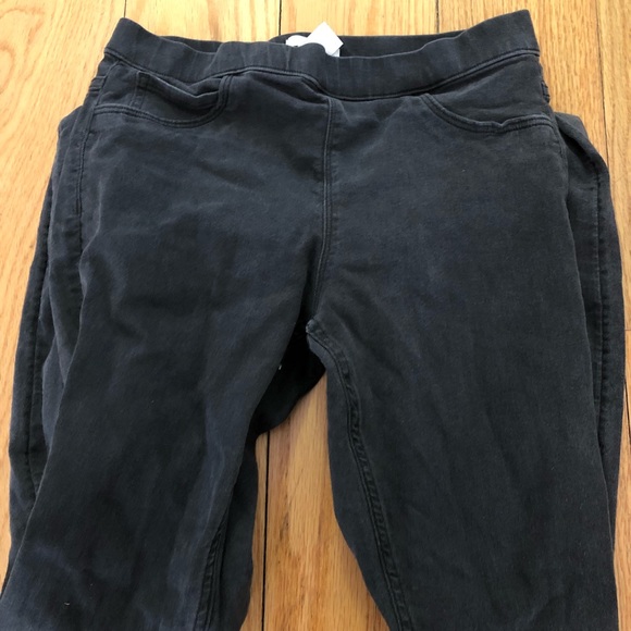 H&M Dark Gray Jeggings Jean Leggings Women’s 8 - Picture 1 of 8